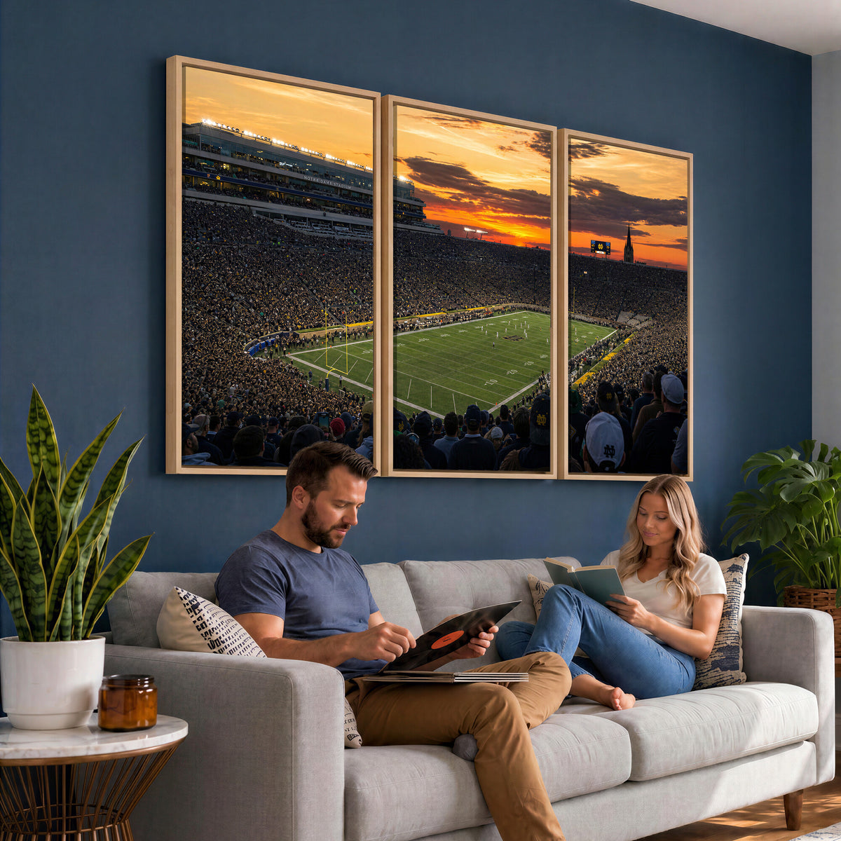 73585402-MGV-CV-36X24 - Stadium Wall Art Canvas Print