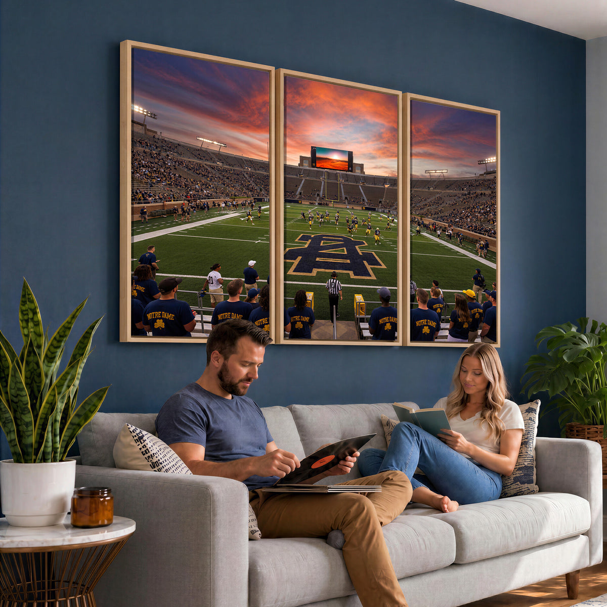 75411323-MGV-CV-36X24 - Stadium Wall Art Canvas Print