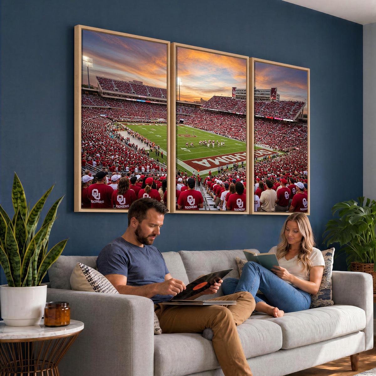 92718741-MGV-CV-36X24 - Stadium Wall Art Canvas Print
