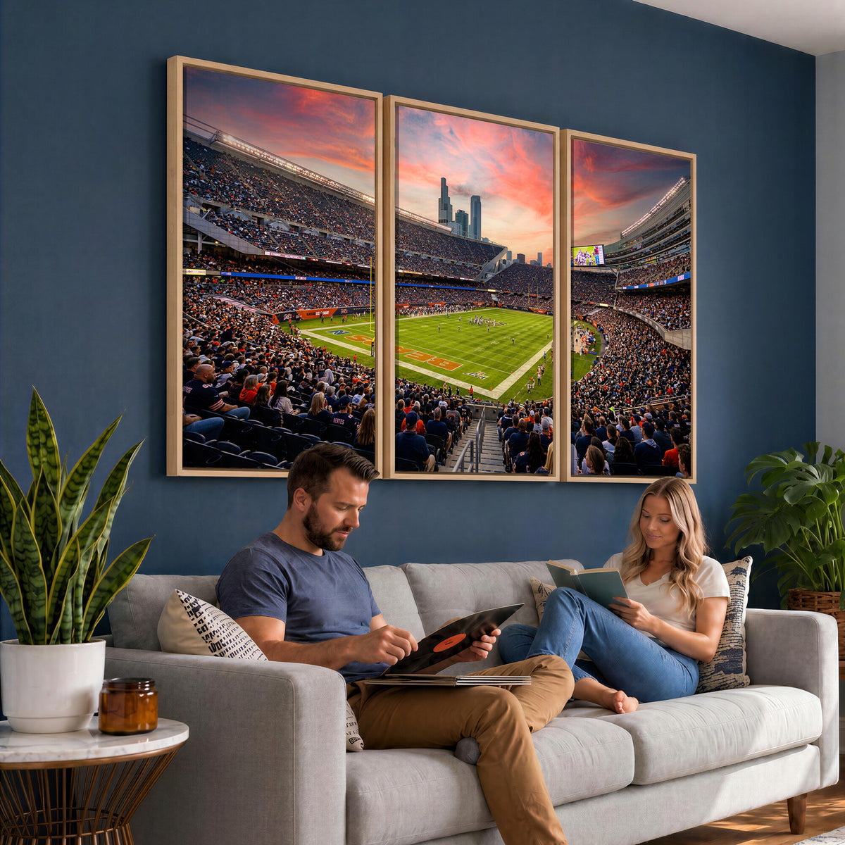38873544-MGV-CV-36X24 - Stadium Wall Art Canvas Print