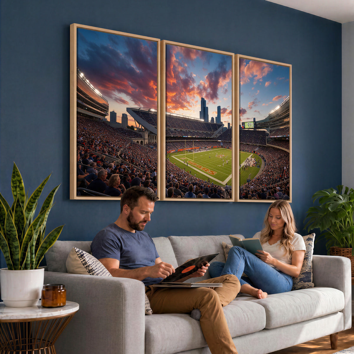 21104528-MGV-CV-36X24 - Stadium Wall Art Canvas Print