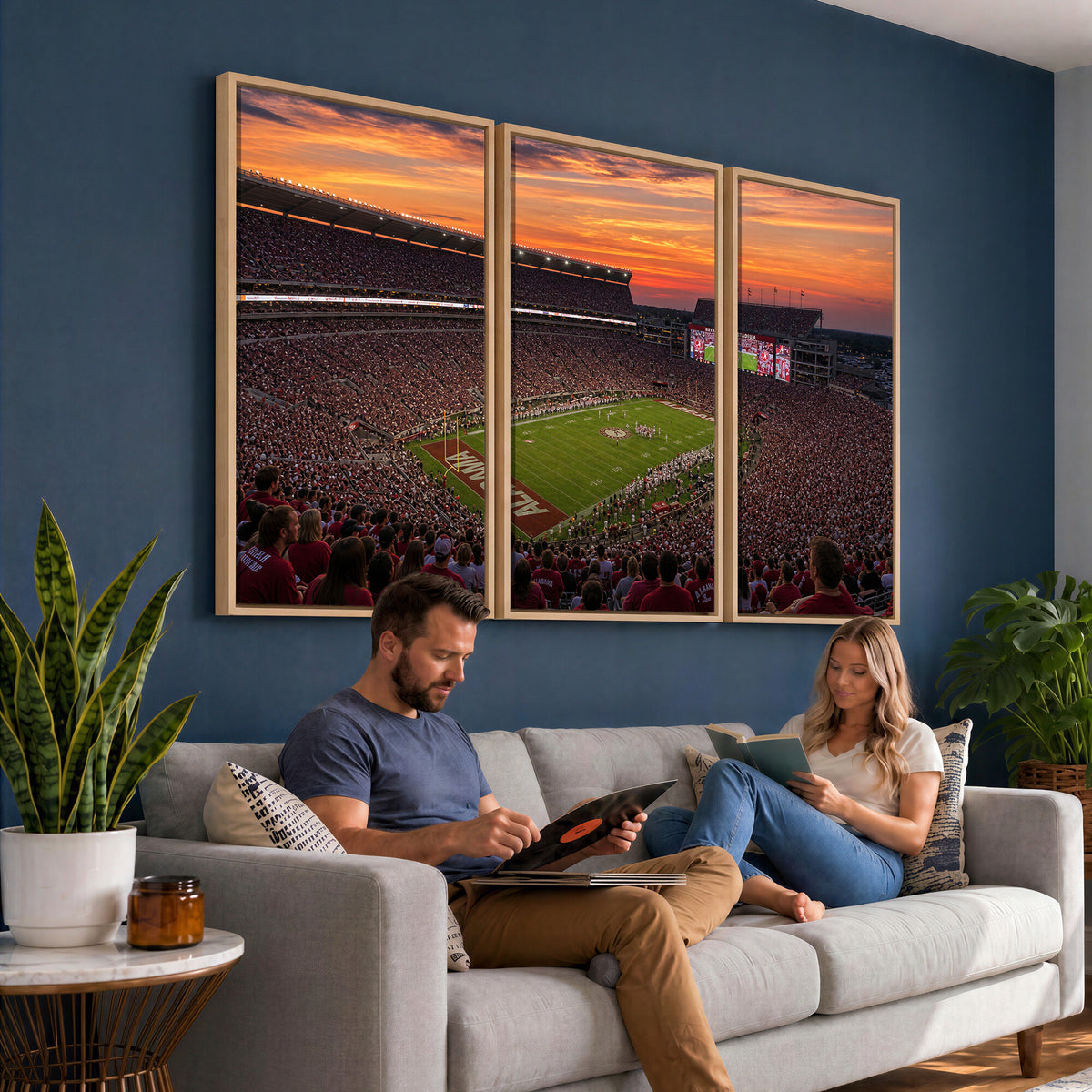 91782096-MGV-CV-36X24 - Stadium Wall Art Canvas Print