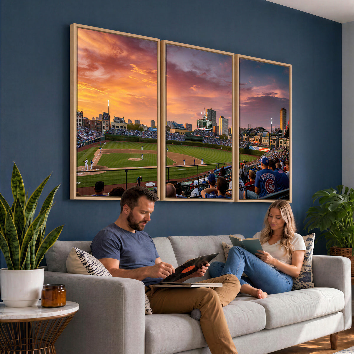 94073020-MGV-CV-36X24 - Stadium Wall Art Canvas Print
