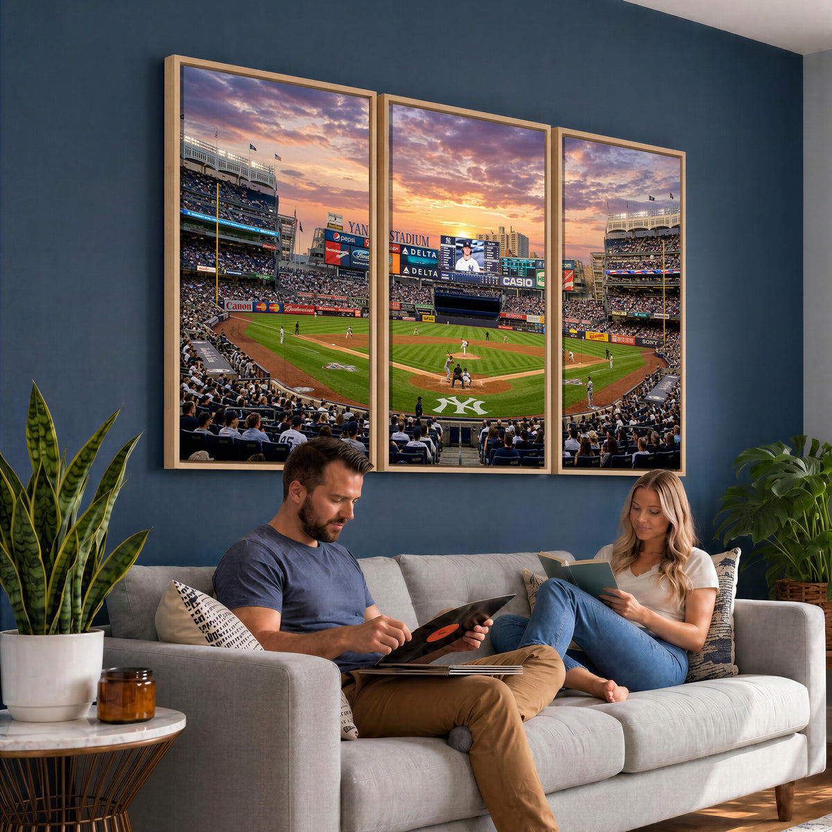 26297292-MGV-CV-36X24 - Stadium Wall Art Canvas Print