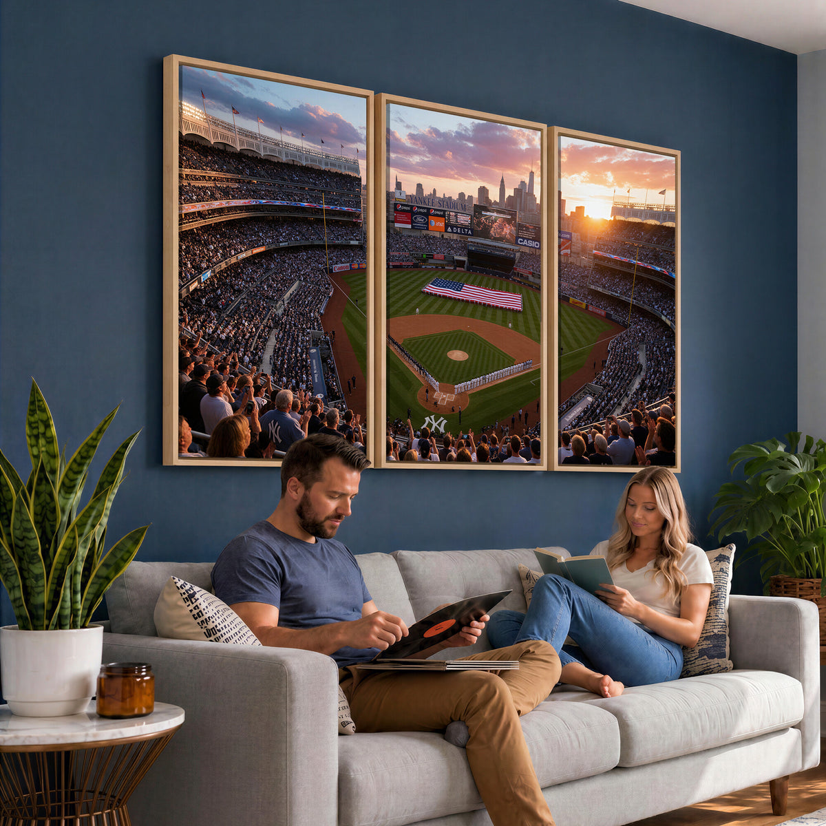 43632742-MGV-CV-36X24 - Stadium Wall Art Canvas Print