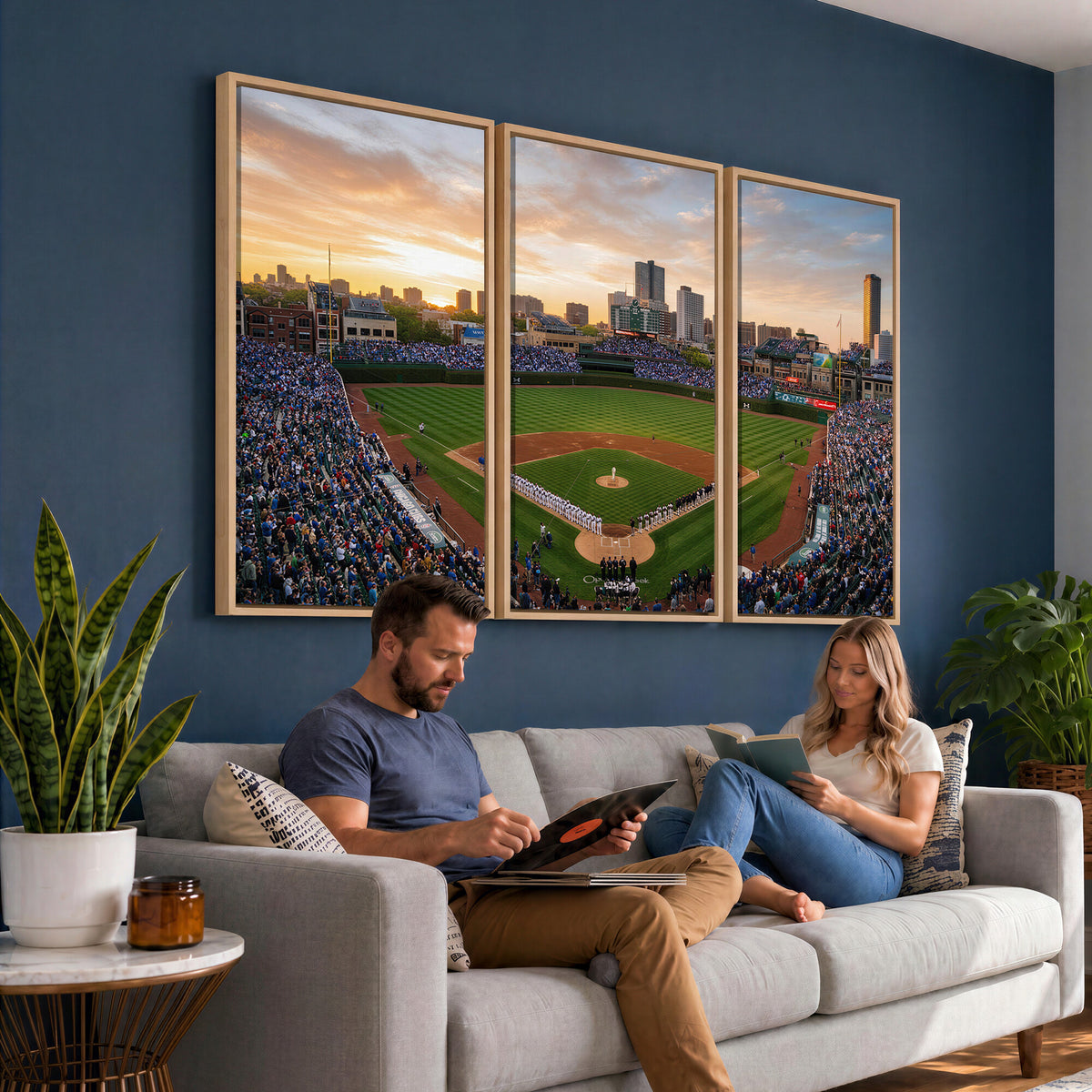 76885212-MGV-CV-36X24 - Stadium Wall Art Canvas Print