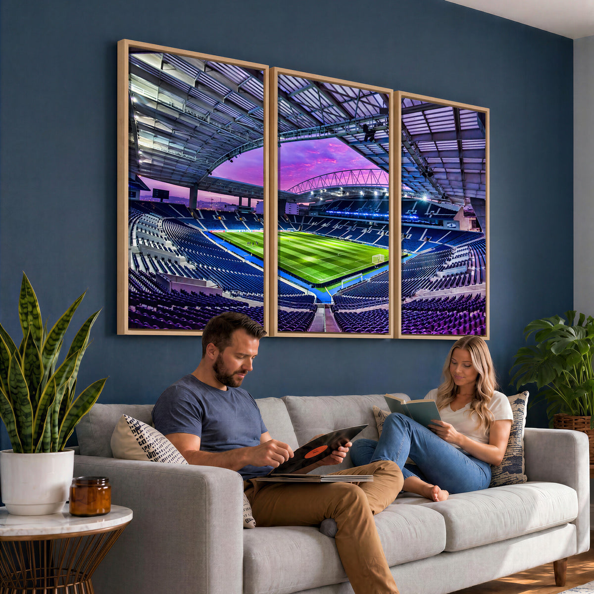 10851-MGV-CV-36X24 - FC Porto Soccer Team Print Canvas, Dragon Stadium Wall Art