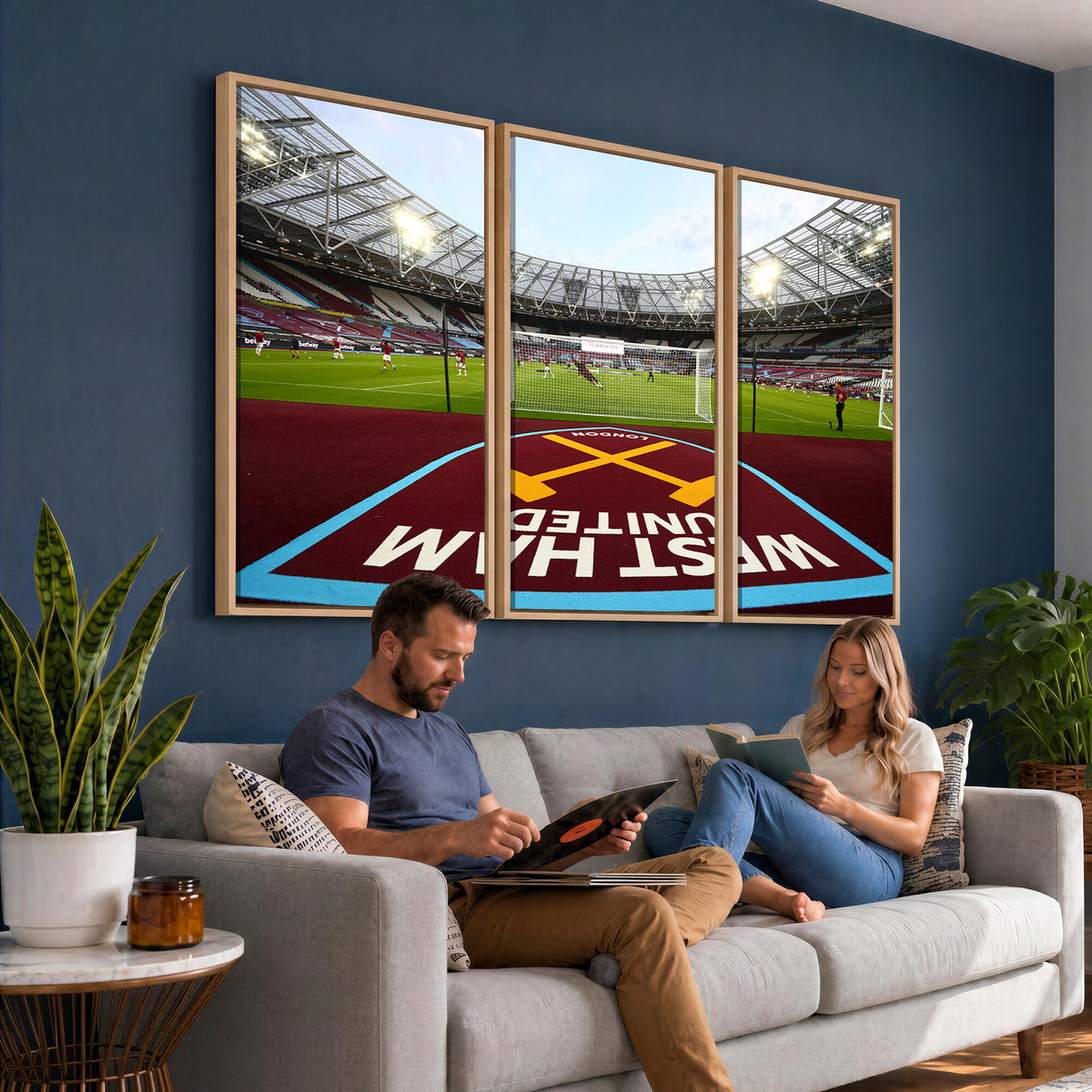 77367-MGV-CV-36X24 - West Ham United FC Stadium Canvas Wall Art, London Stadium