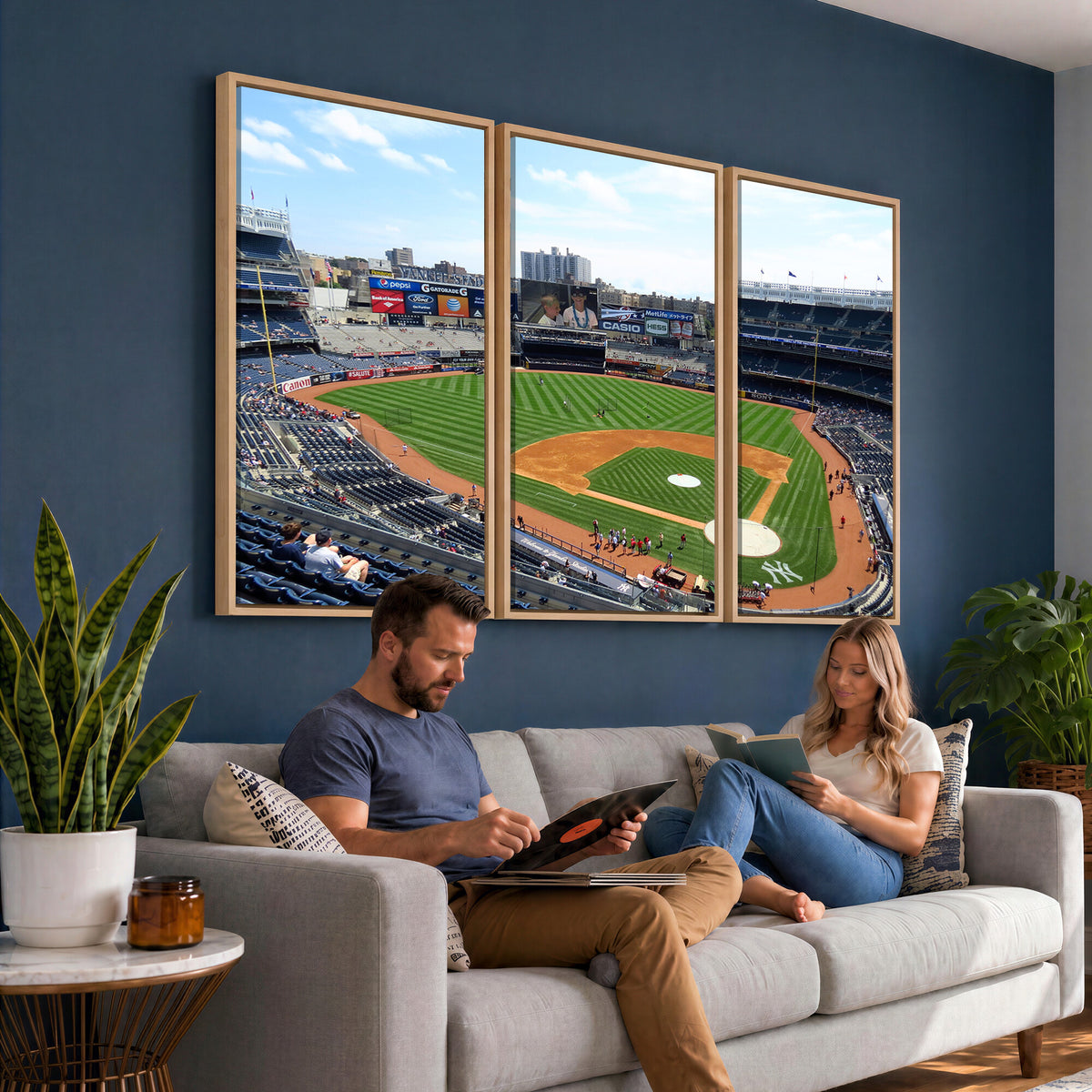 98047-MGV-CV-36X24 - Buffalo Bills Stadium Wall Art, Buffalo Bills Decor, NFL Fan Gift