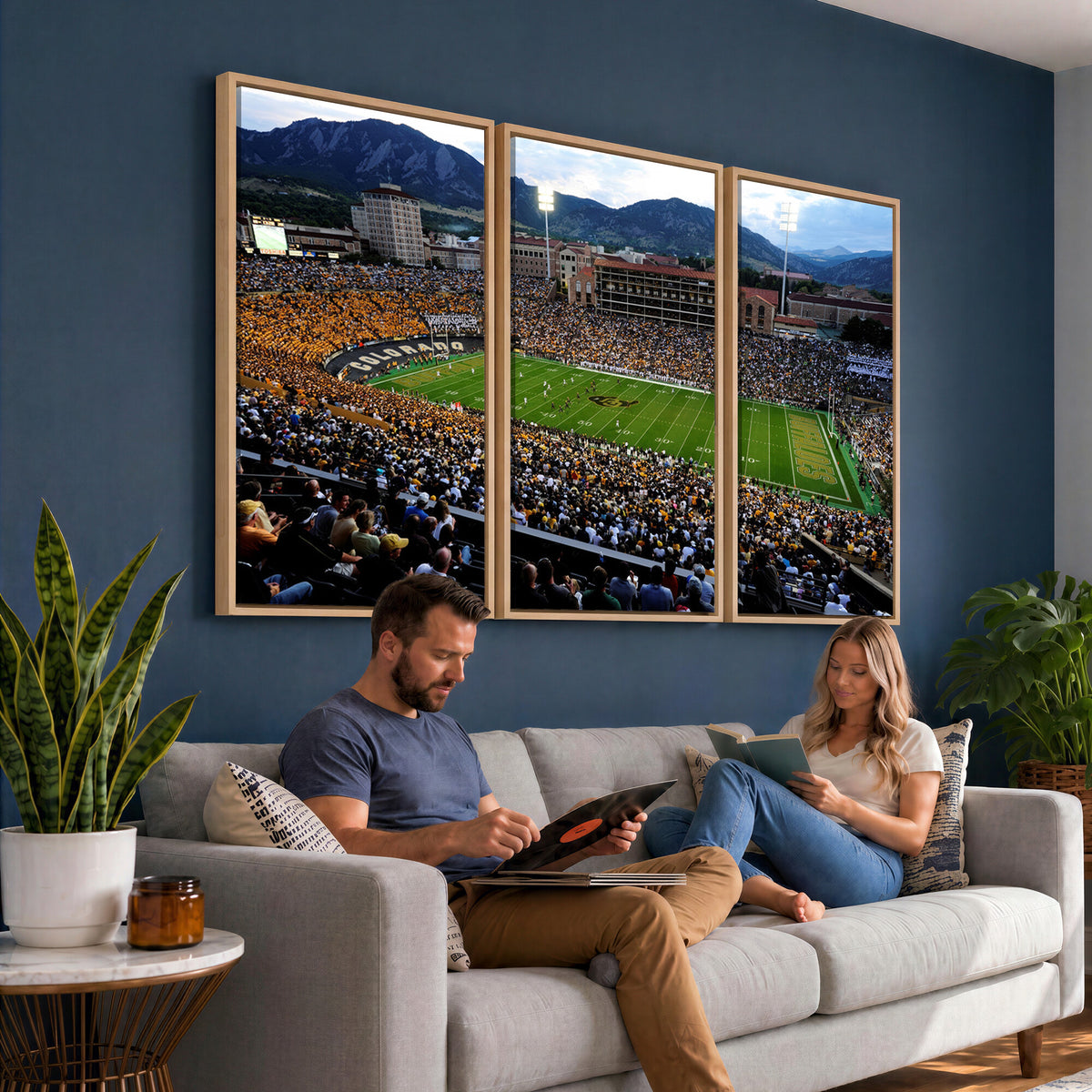 60552-MGV-CV-36X24 - Folsom Field, University of Colorado Buffaloes Football