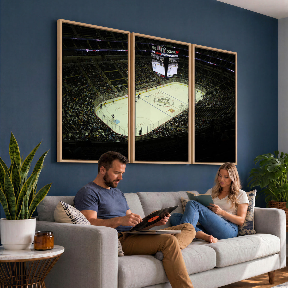 52168-MGV-CV-36X24 - PPG Paints Arena Pennsylvania Pittsburgh Penguins Hockey