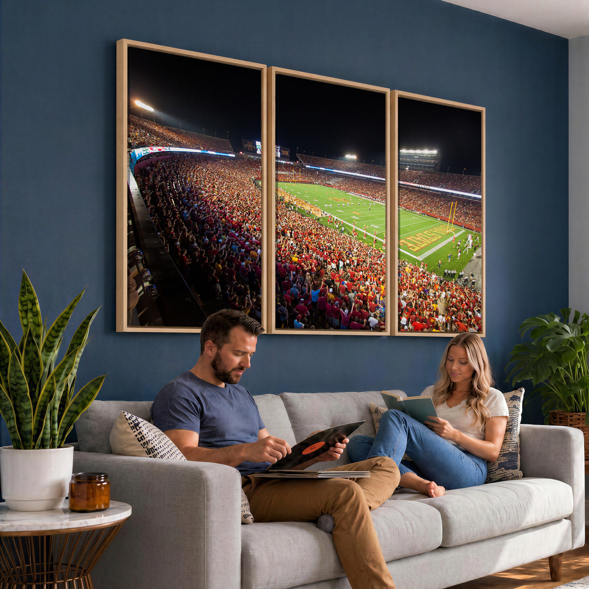 35139-MGV-CV-36X24 - Iowa State University Cyclones Canvas Print, Jack Trice Stadium