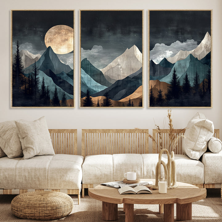 Framed Wall Art Canvas Print