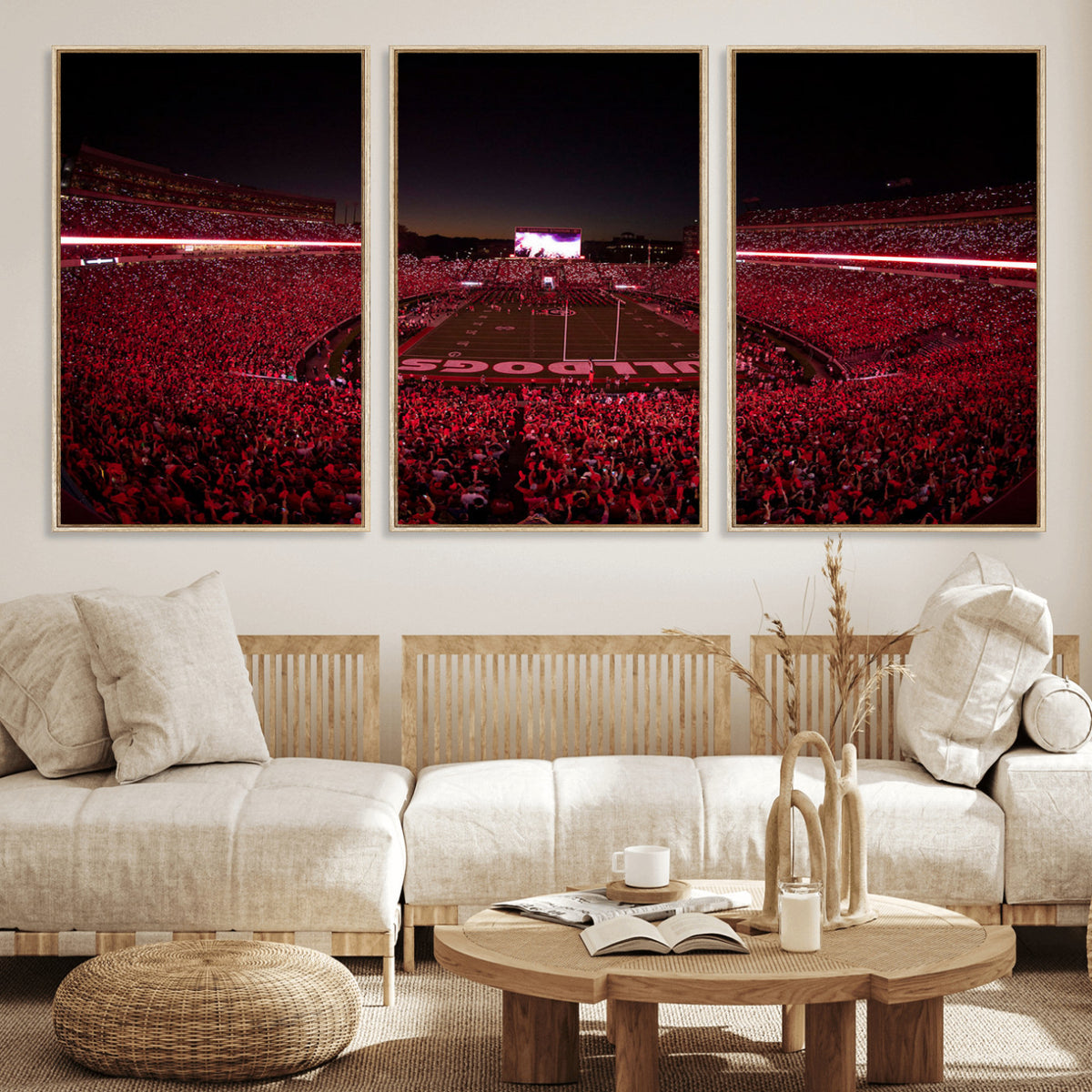 38331045-MGV-CV-36X24 - Dooley Stadium Wall Art, Sports Arena Canvas Print, Dooley Field Sanford Stadium