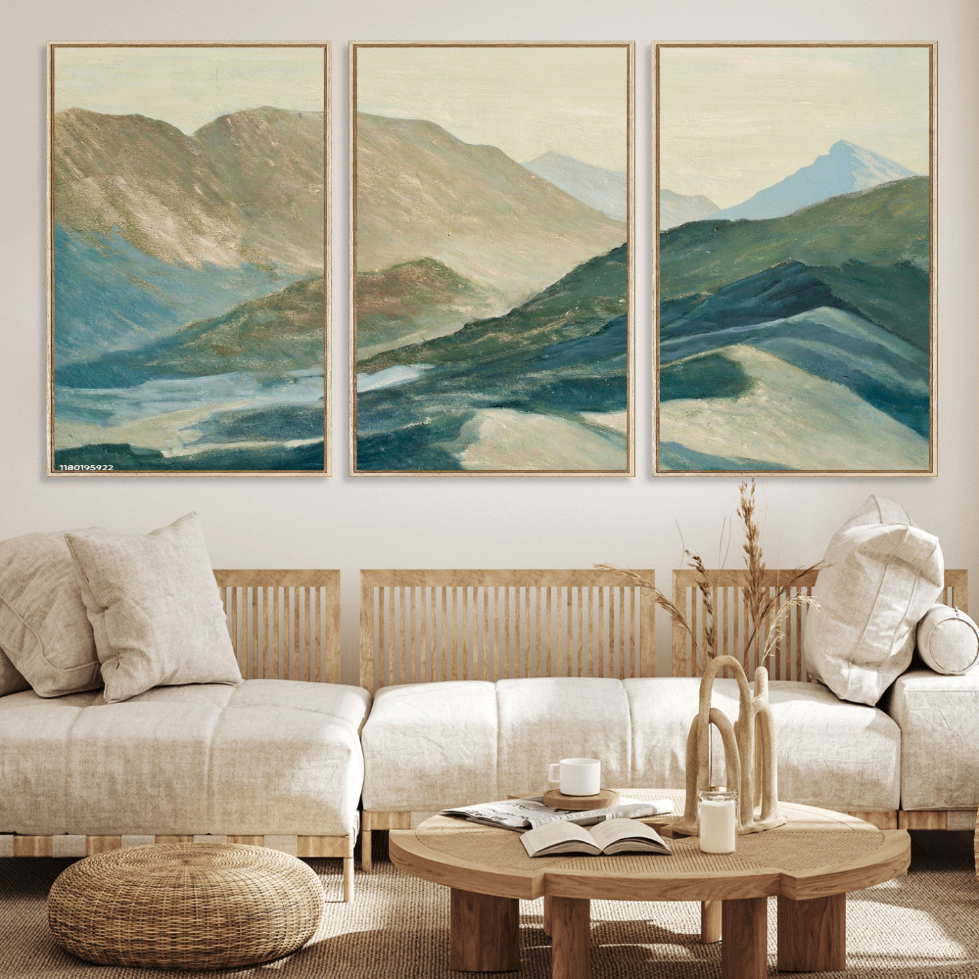 33629523-MGV-CV-36X24 - Shemelina Mountain Landscape, Mountains at Dawn Wall Art Canvas Print