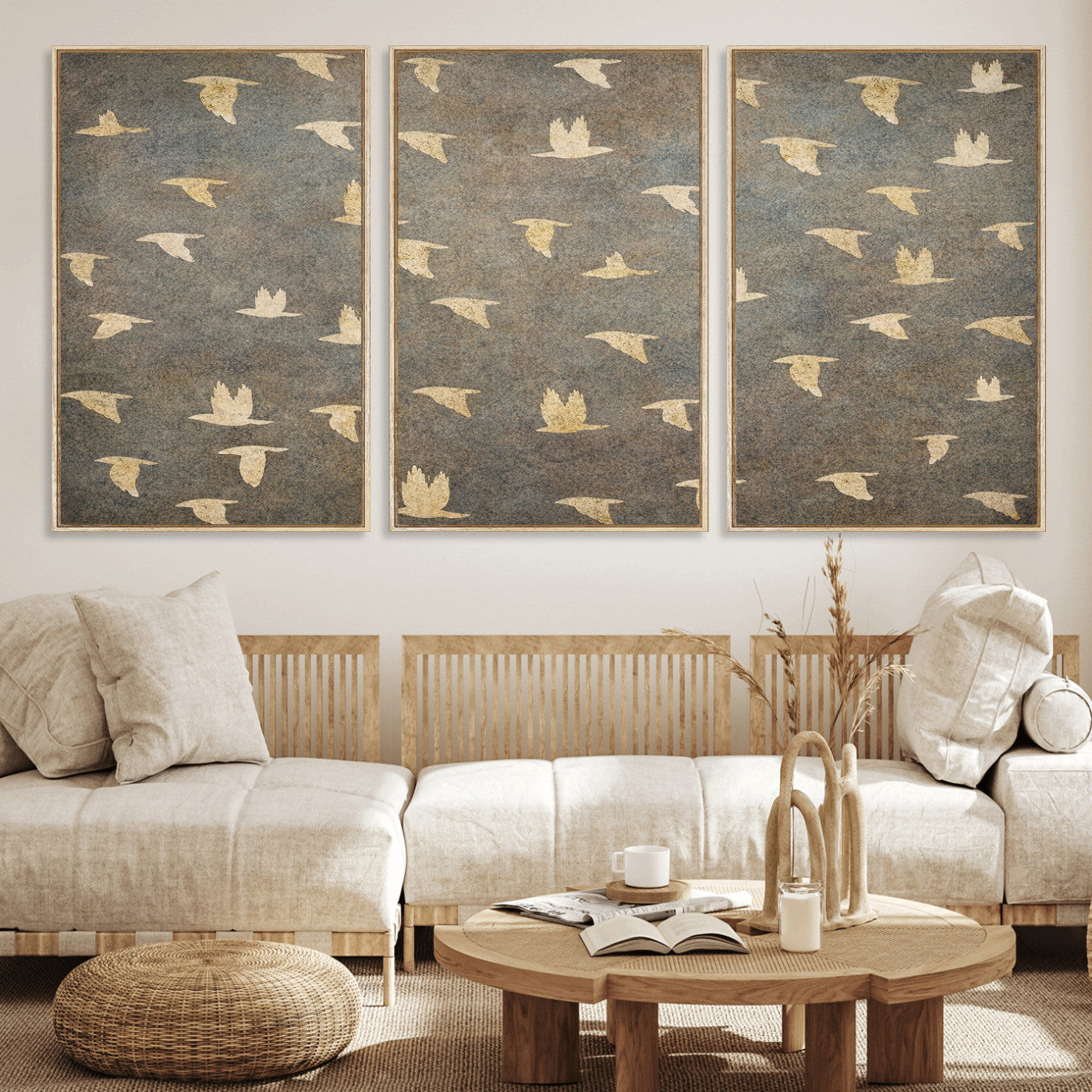 20532514-MGV-CV-36X24 - Abstract Birds Wall Art Canvas Print