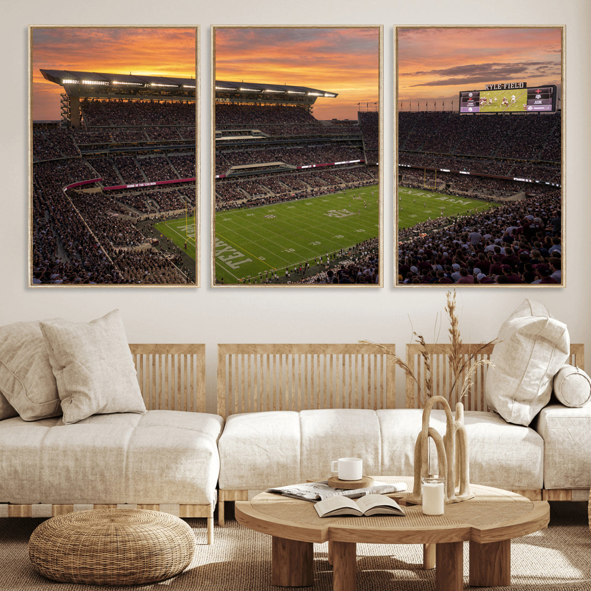 77401853-MGV-CV-36X24 - Stadium Wall Art Canvas Print