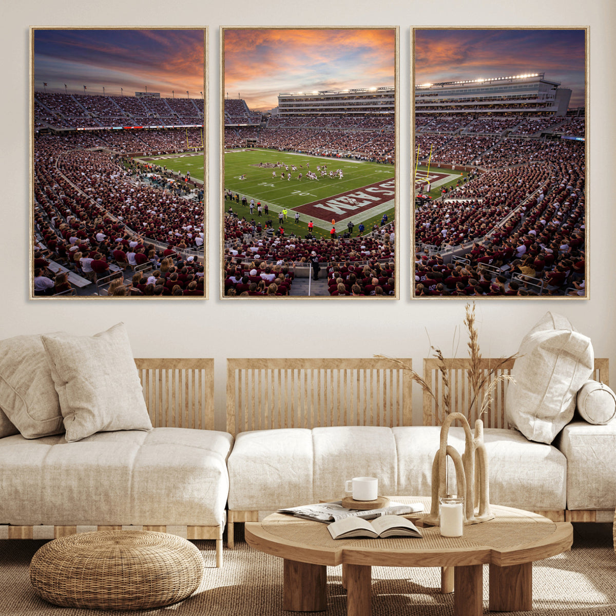 66624578-MGV-CV-36X24 - Stadium Wall Art Canvas Print