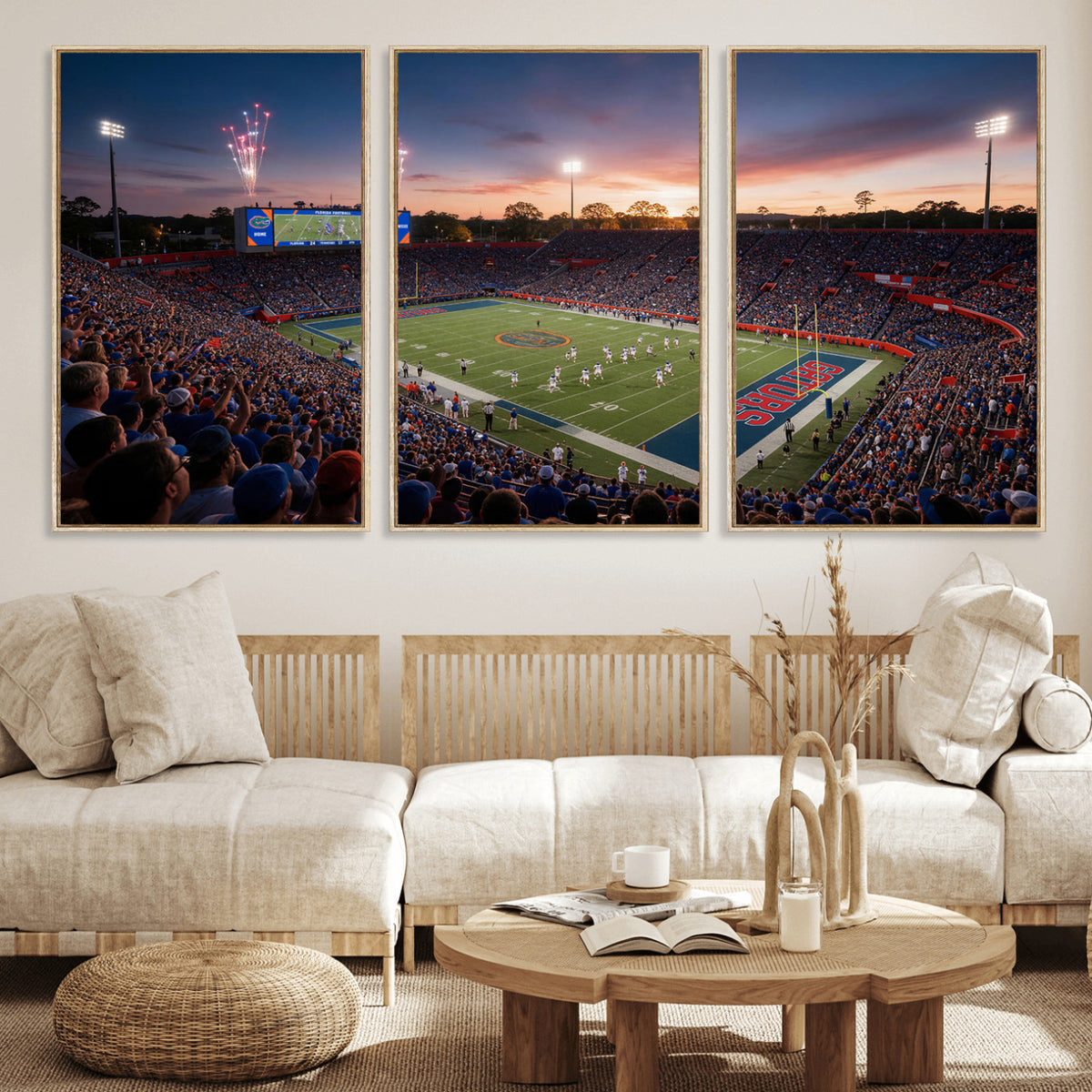 76151234-MGV-CV-36X24 - Stadium Wall Art Canvas Print