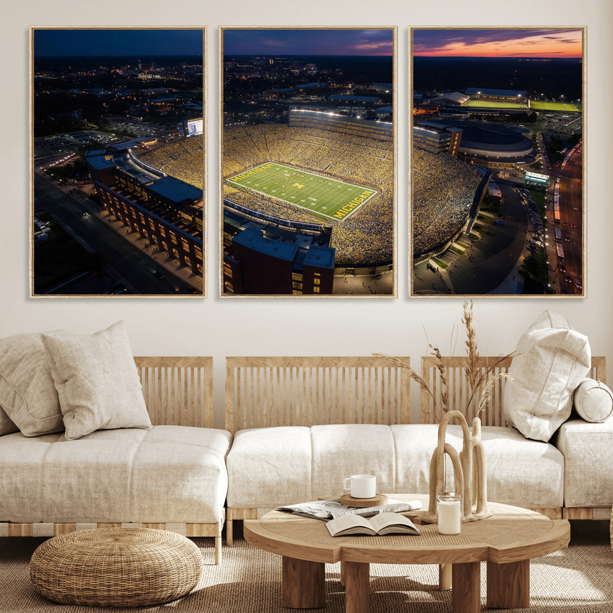 61127284-MGV-CV-36X24 - Stadium Wall Art Canvas Print