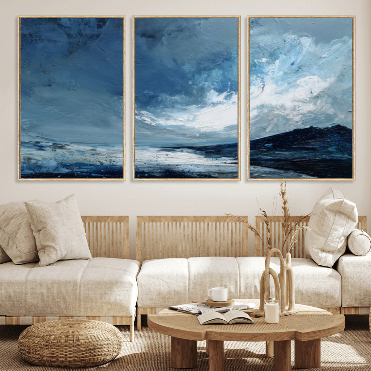 66685630-MGV-CV-36X24 - Extra Large Abstract Wall Art Canvas Print
