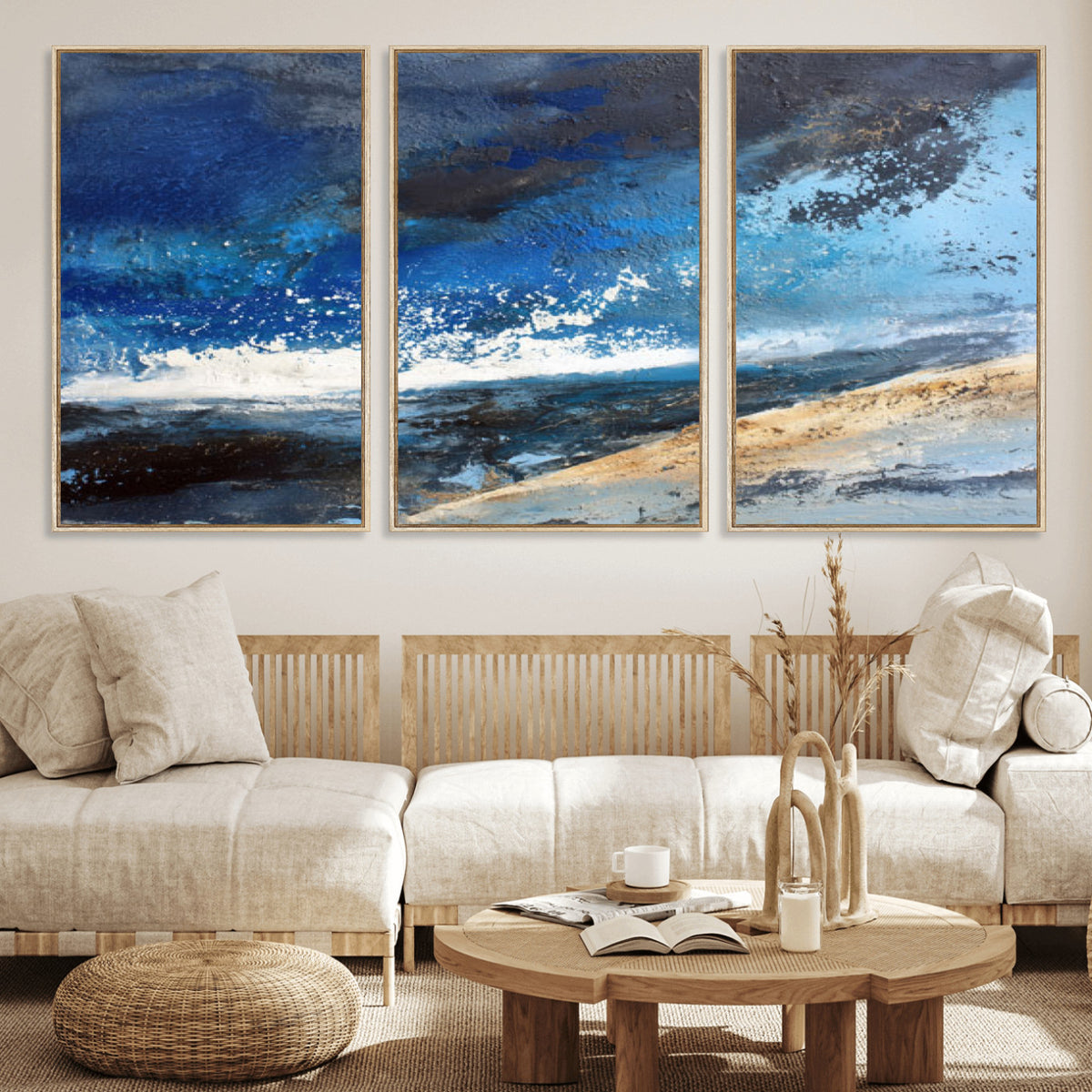 72157369-MGV-CV-36X24 - Extra Large Abstract Wall Art Canvas Print