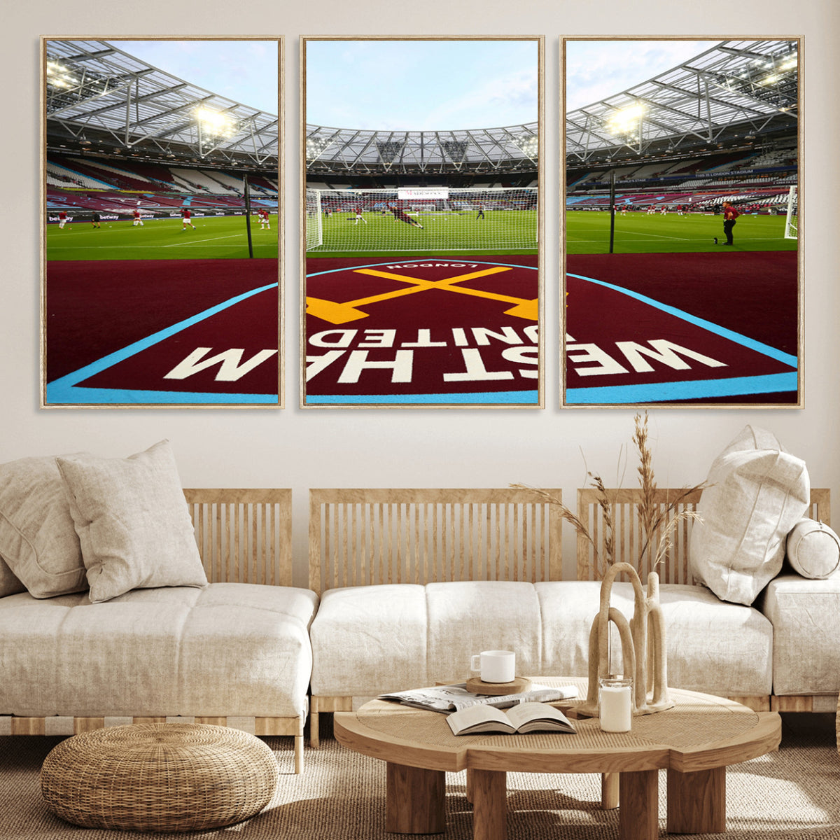 77367-MGV-CV-36X24 - West Ham United FC Stadium Canvas Wall Art, London Stadium
