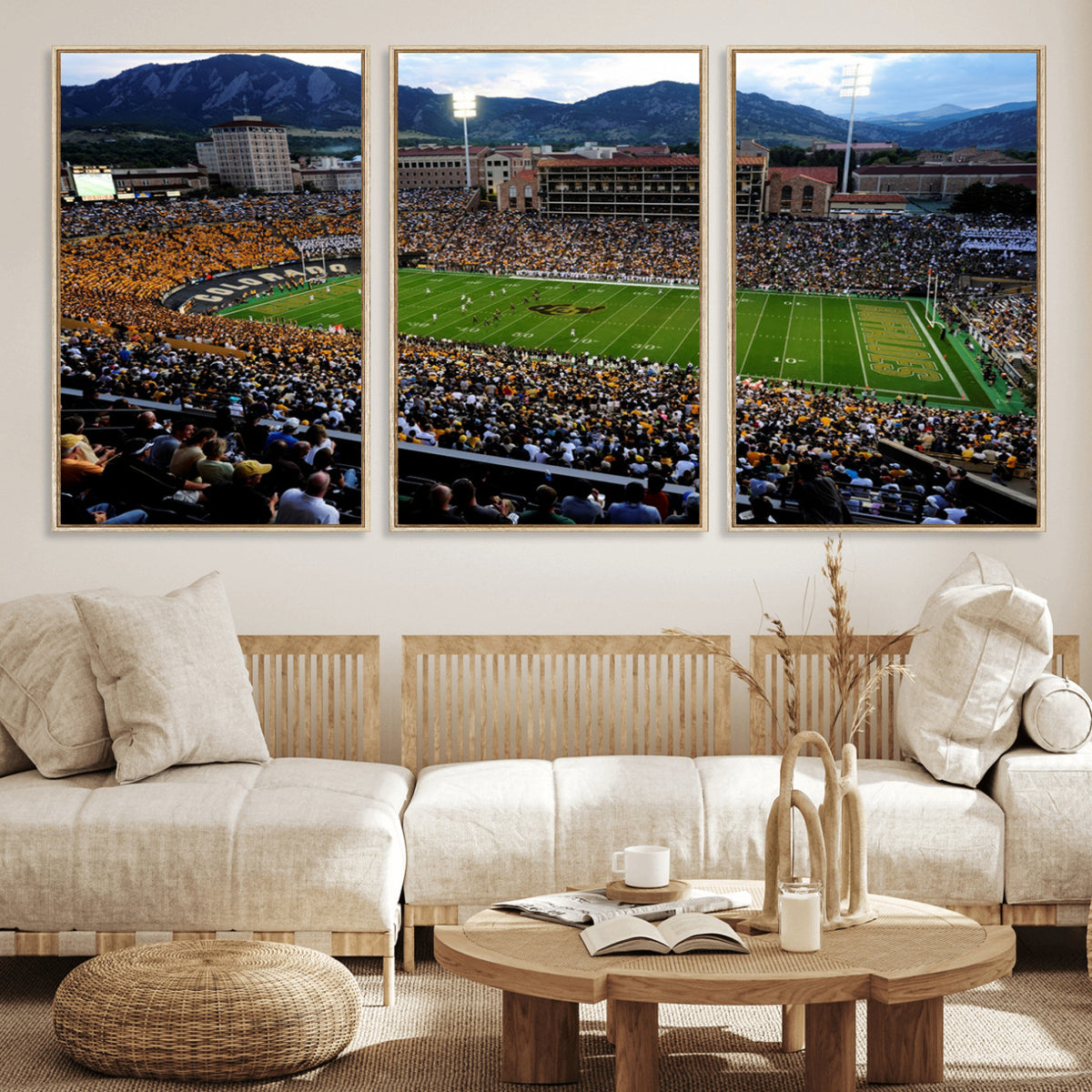 60552-MGV-CV-36X24 - Folsom Field, University of Colorado Buffaloes Football