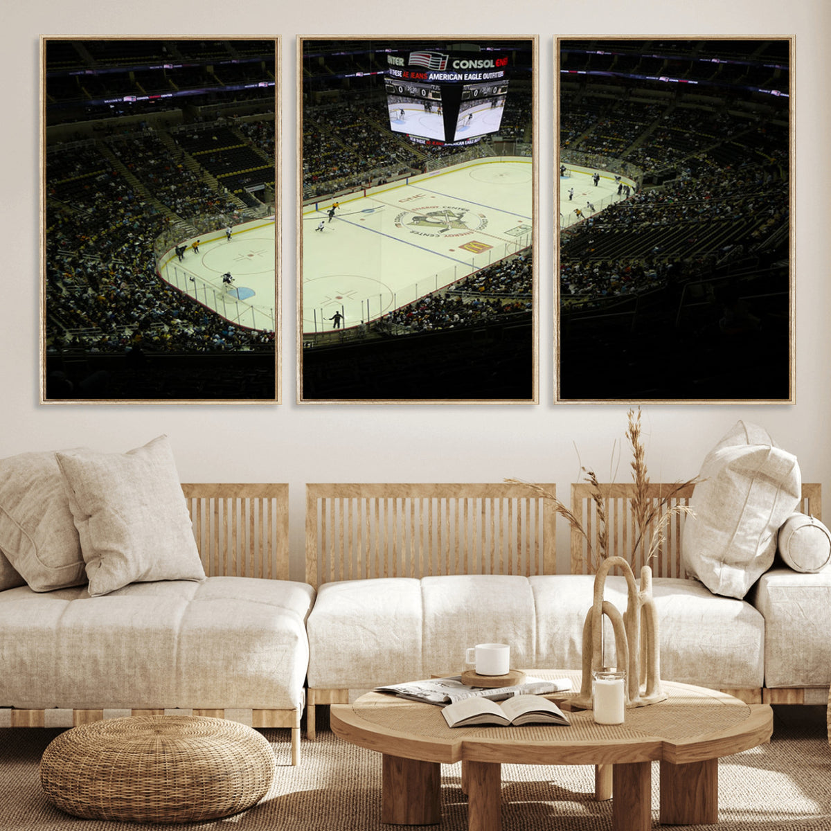 52168-MGV-CV-36X24 - PPG Paints Arena Pennsylvania Pittsburgh Penguins Hockey
