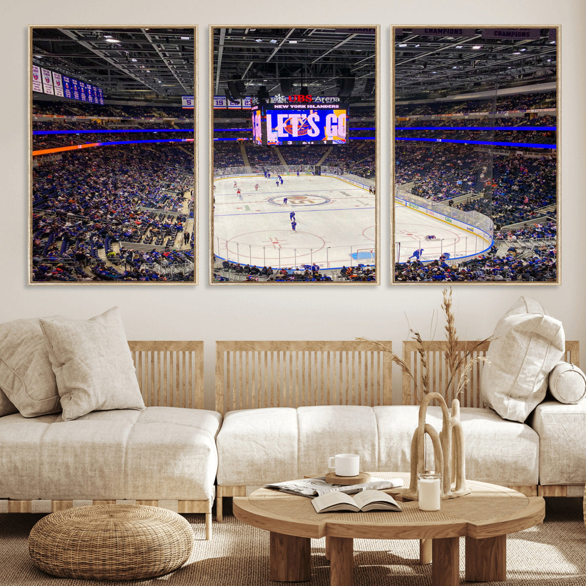 78692-MGV-CV-36X24 - UBS Arena Elmont New York Islanders Ice Hockey Wall Art, UBS Arena Elmont Wall Art Canvas Print