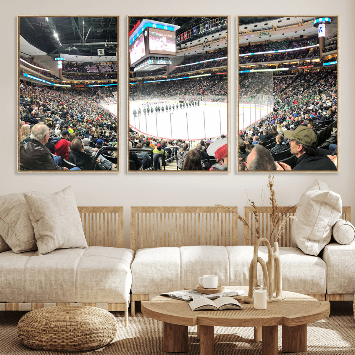 44414-MGV-CV-36X24 - Xcel Energy Center St Paul Minnesota Wild Ice Hockey Stadium