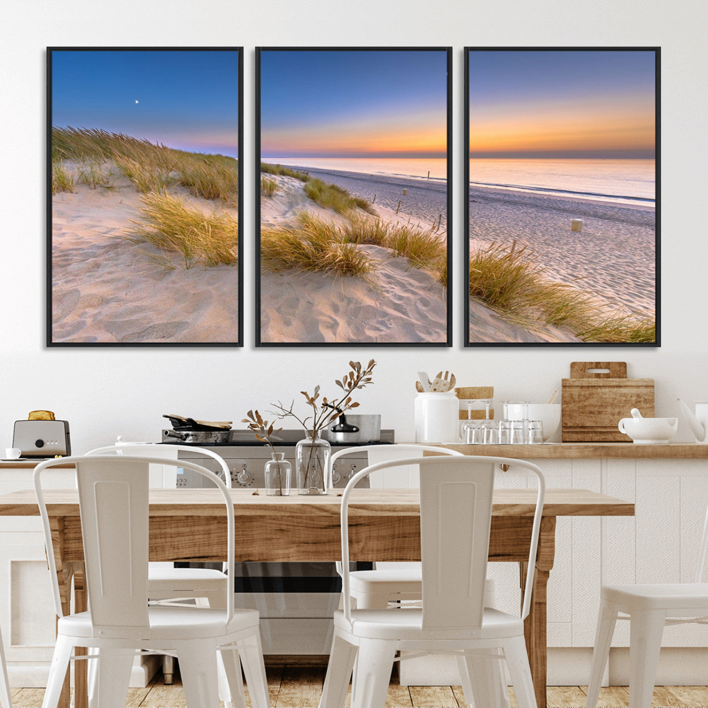 -Sunrise On The Beach Wall Art Canvas Print