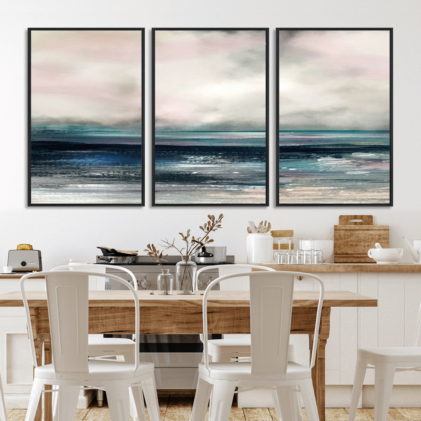 MGV-FC-60X30-3P - Contemporary Abstract Wall Art Canvas Print