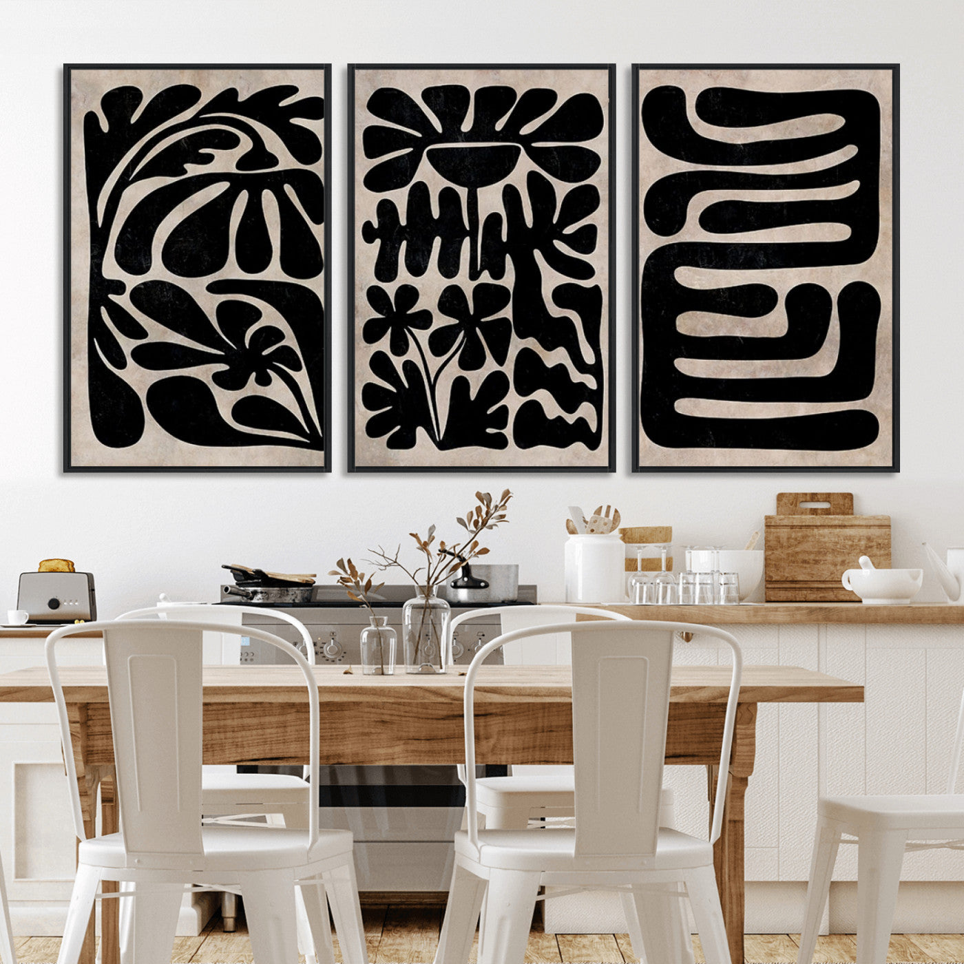 MGV-FC-60X30-3P - Canvas Print Wall Art Abstract Illustrs Art Boho