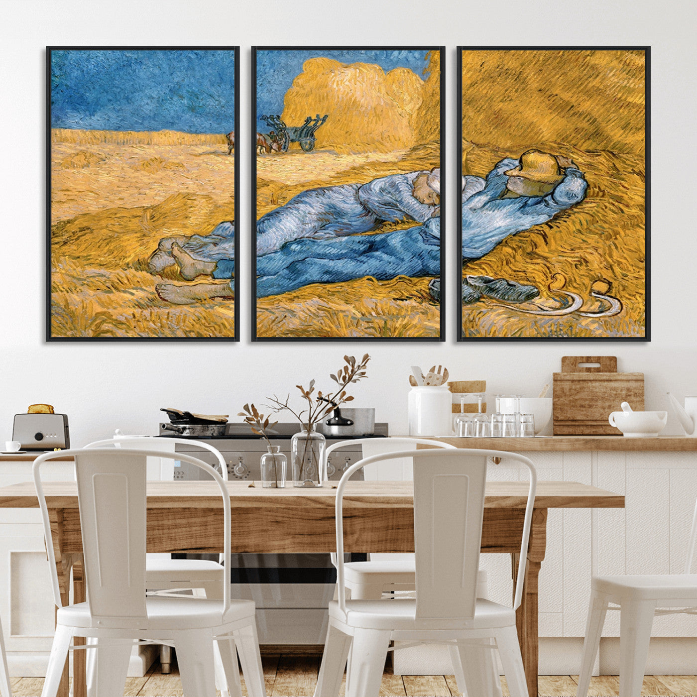 MGV-FC-60X30-3P - Master Artist Vincent Van Gogh Nature Wilderness Illustrs Fine Art Canvas Print
