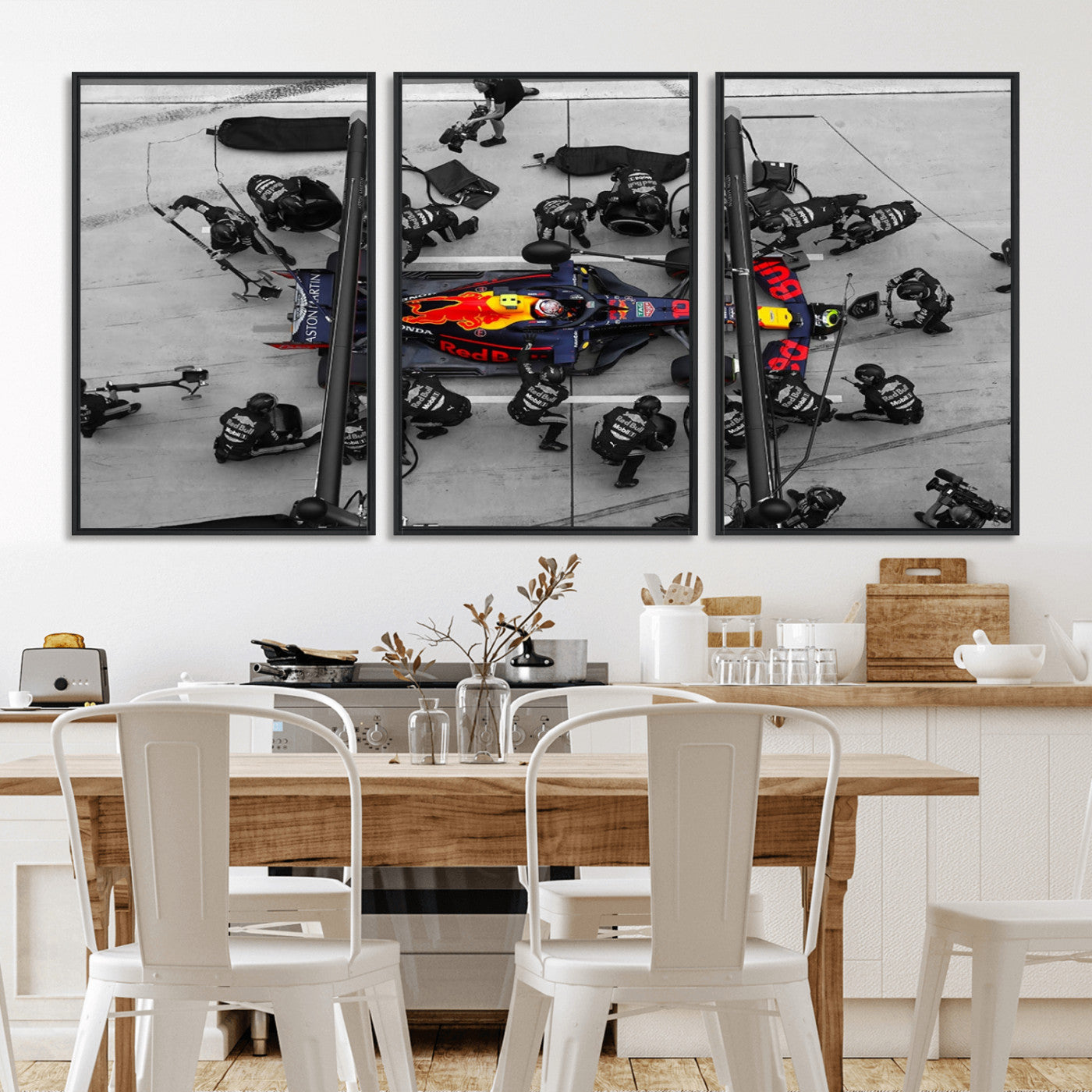 MGV-FC-60X30-3P - RedBull Formula 1 Canvas Wall Art Print