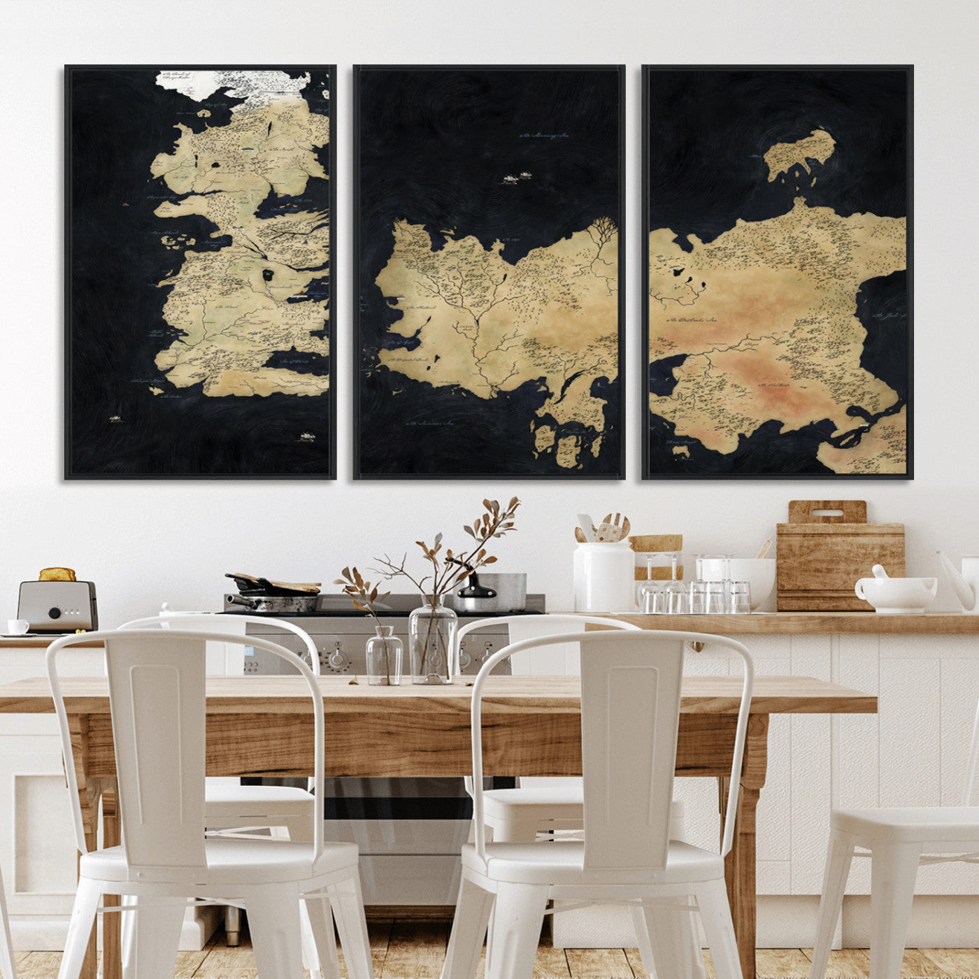 MGV-FC-60X30-3P - Push Pin World Map Canvas Print – Framed Wall Art for Couples to Track Their Travels – Anniversary