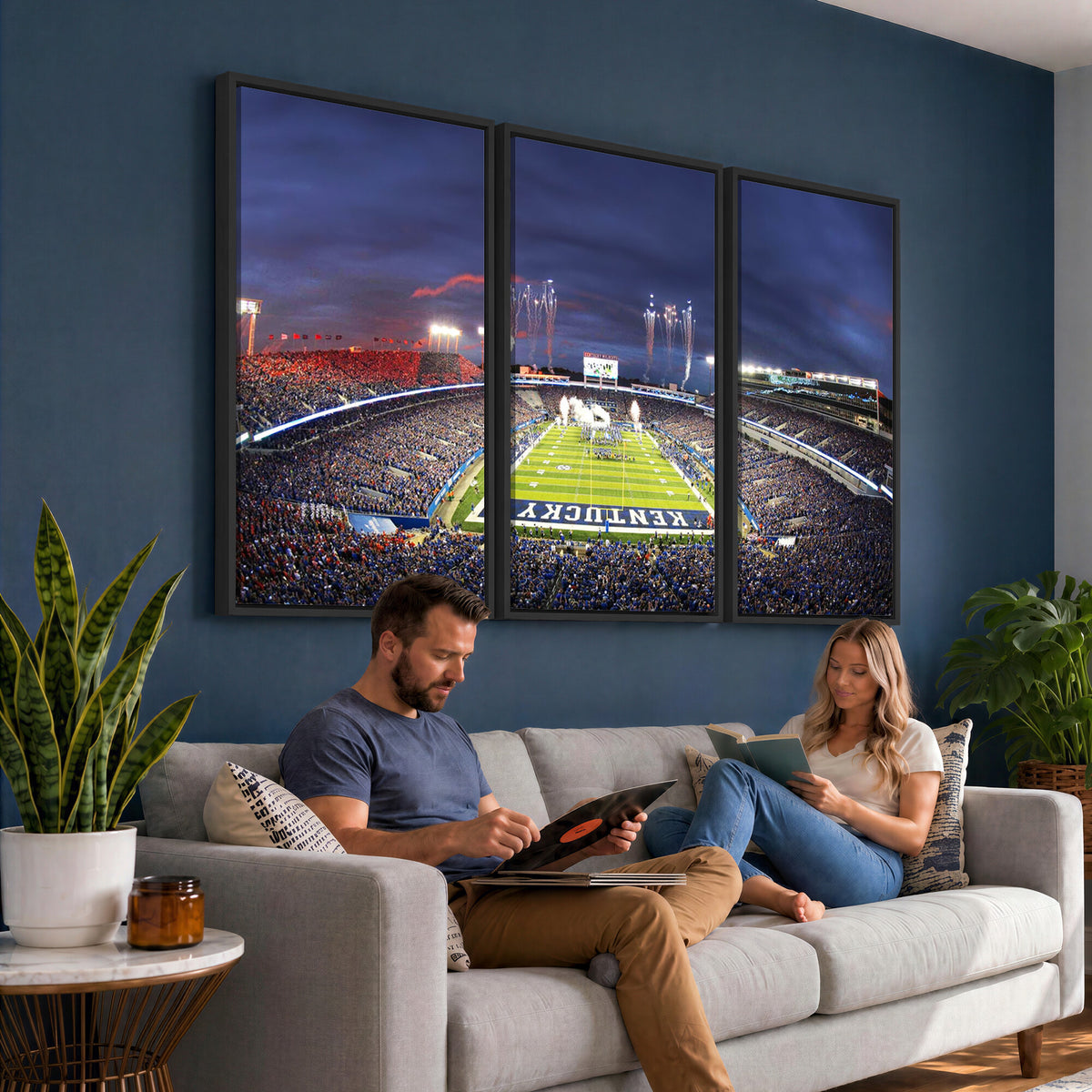 26008-MGV-CV-36X24 - Kroger Field Canvas Wall Art, Kentucky Stadium Wall Art