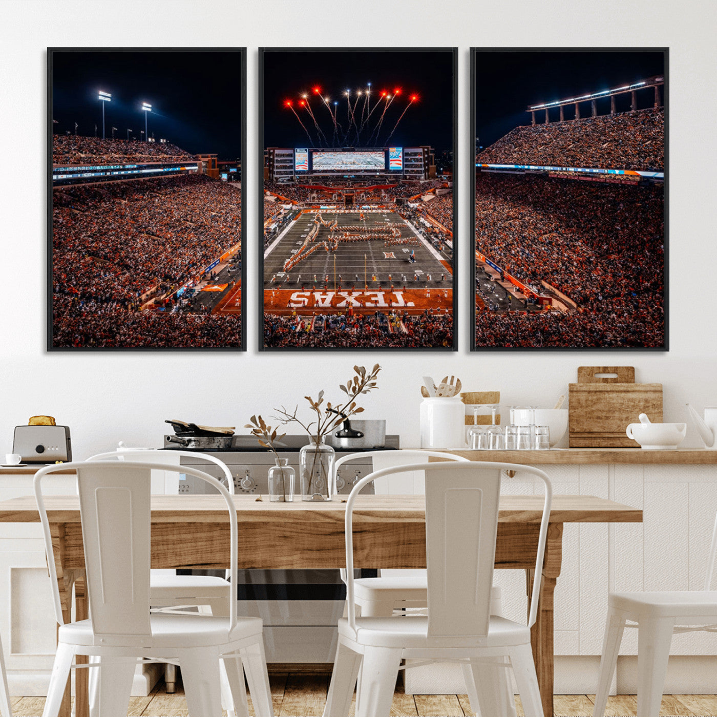 MGV-FC-60X30-3P - Texas Memorial Stadium Wall Art Canvas Print