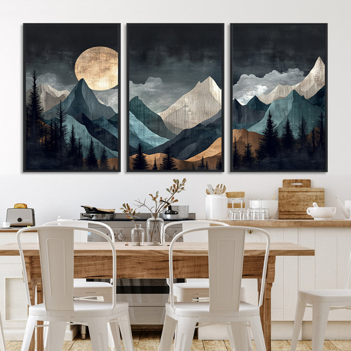 Framed Wall Art Canvas Print