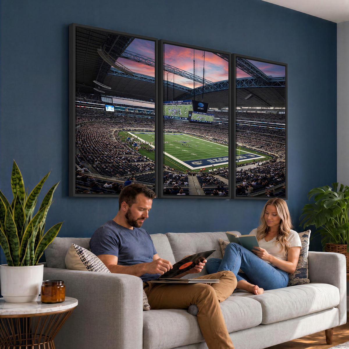 11530179-MGV-CV-36X24 - Stadium Wall Art Canvas Print