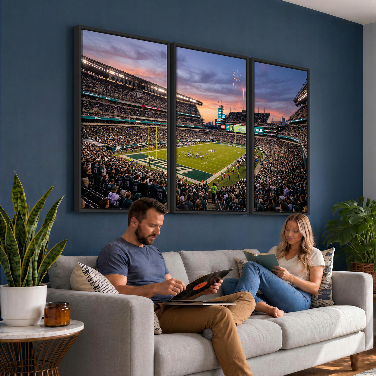 15549432-MGV-CV-36X24 - Stadium Wall Art Canvas Print