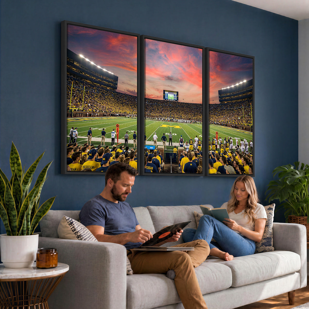 47185949-MGV-CV-36X24 - Stadium Wall Art Canvas Print