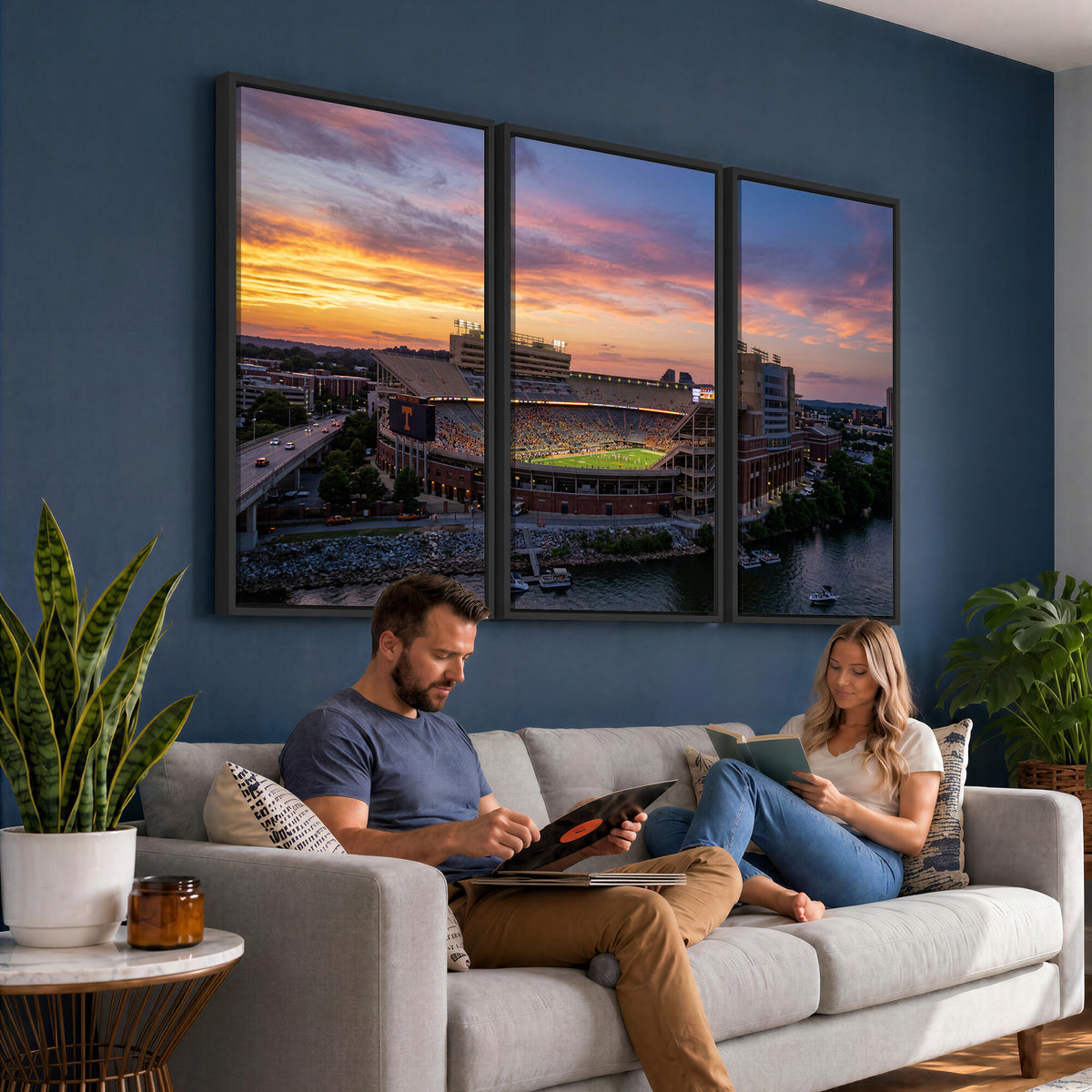 61093642-MGV-CV-36X24 - Stadium Wall Art Canvas Print