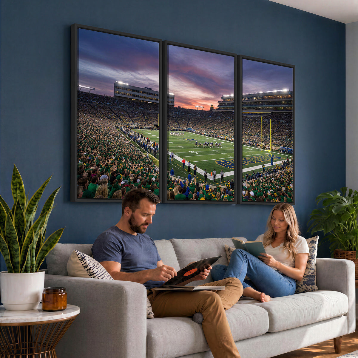 34836892-MGV-CV-36X24 - Stadium Wall Art Canvas Print