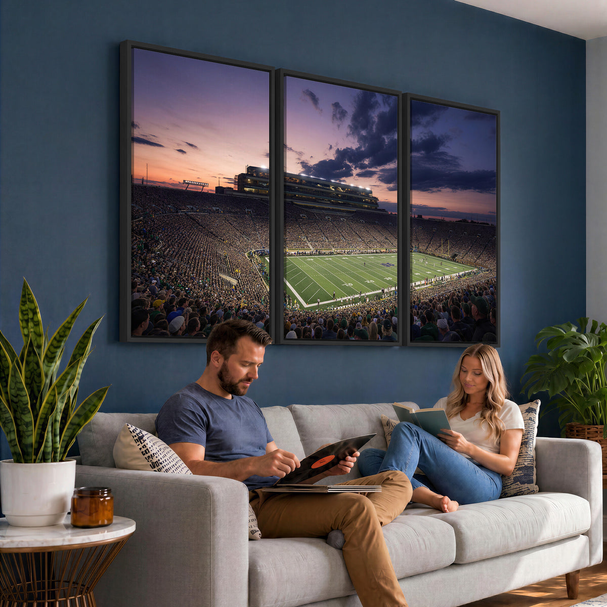 48837941-MGV-CV-36X24 - Stadium Wall Art Canvas Print