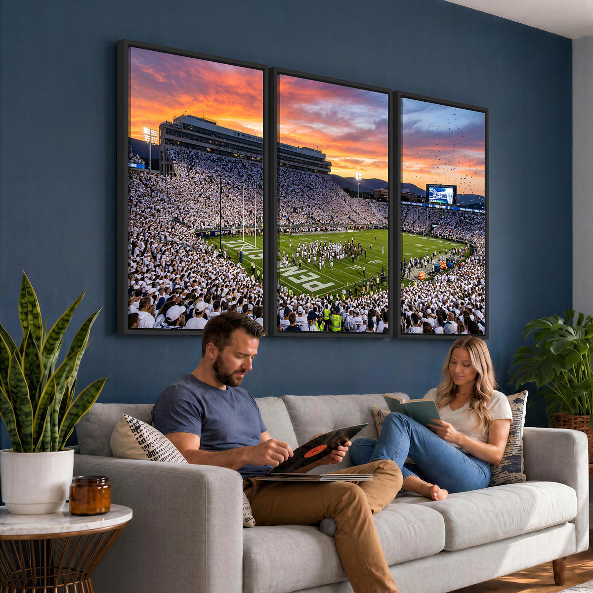 37057330-MGV-CV-36X24 - Stadium Wall Art Canvas Print