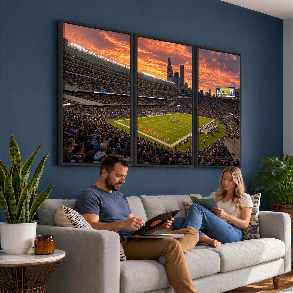 25159364-MGV-CV-36X24 - Stadium Wall Art Canvas Print