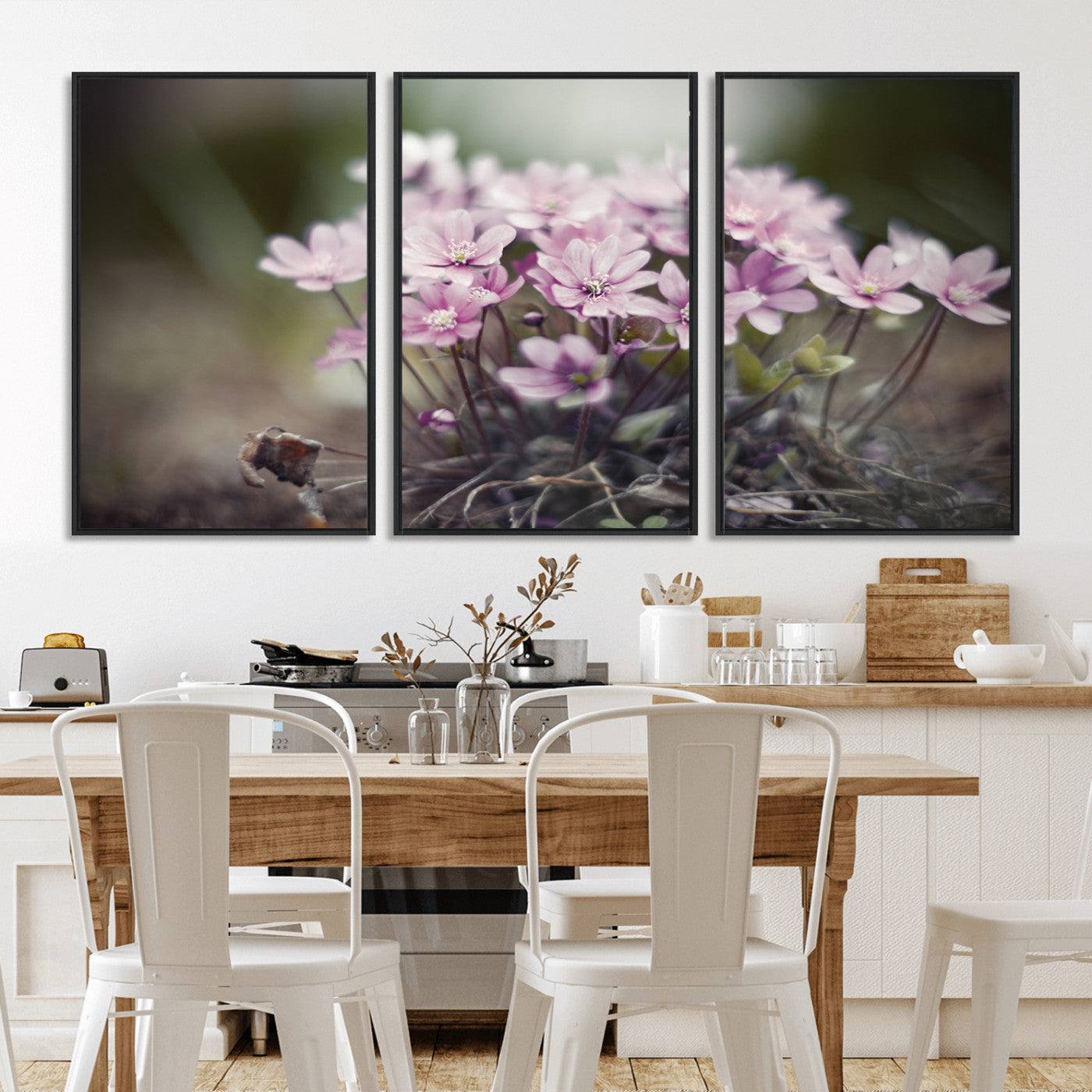 MGV-FC-60X30-3P - Pink Wild Flower Canvas Print