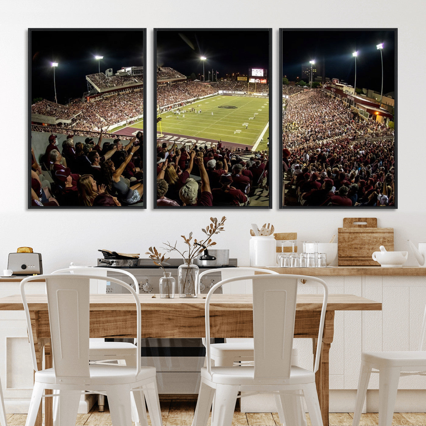 -Washington-Grizzly Stadium Canvas Print, American Football Wall Art Canvas Print, Stadium Sport Wall